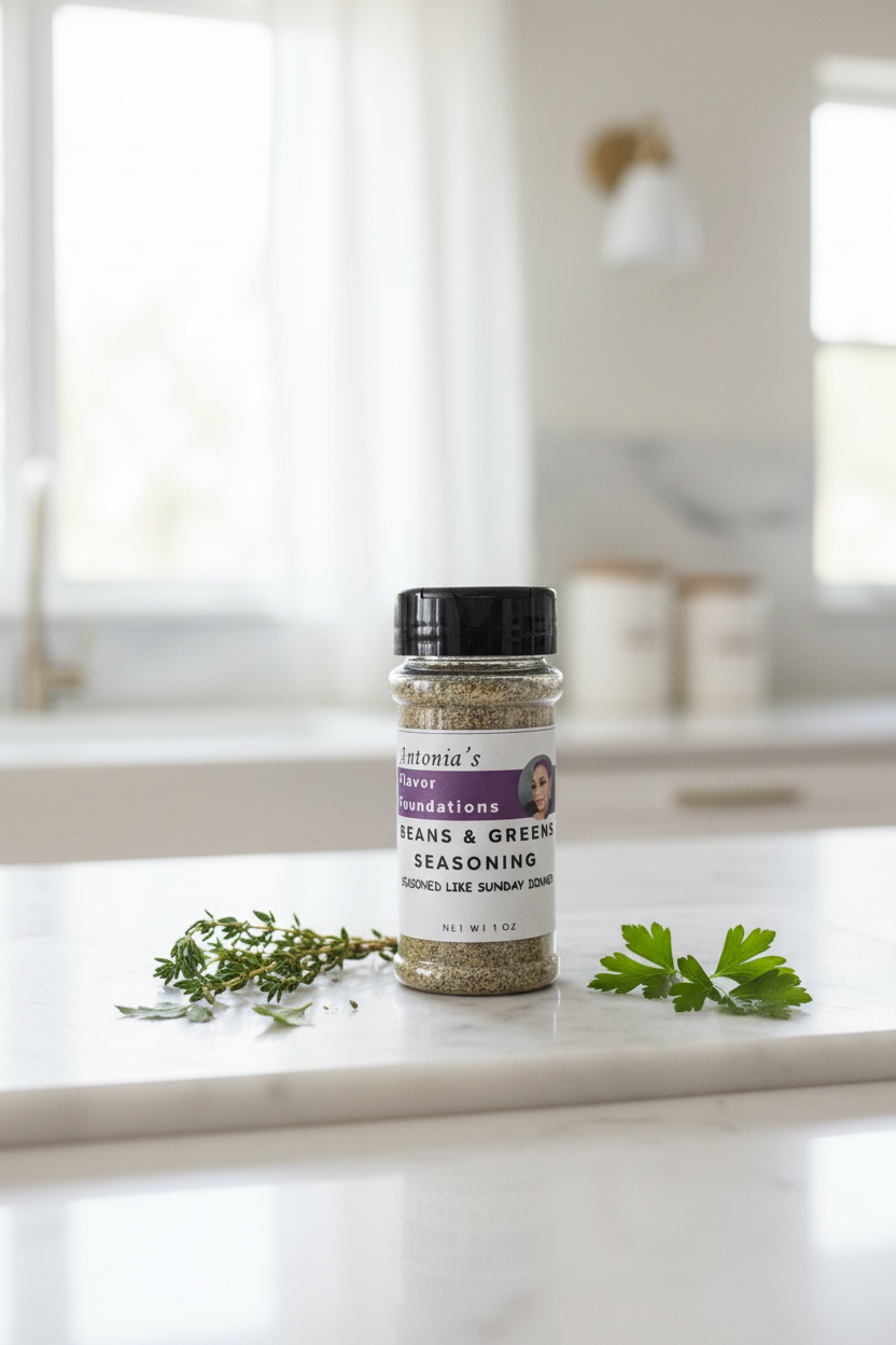 Beans & Greens Seasoning - Natural Light Lifestyle