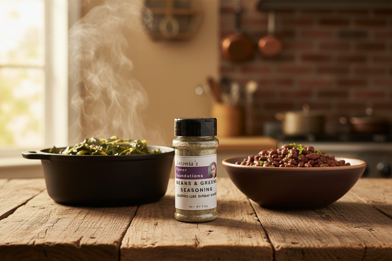 Beans & Greens Seasoning - Sunday Dinner Lifestyle